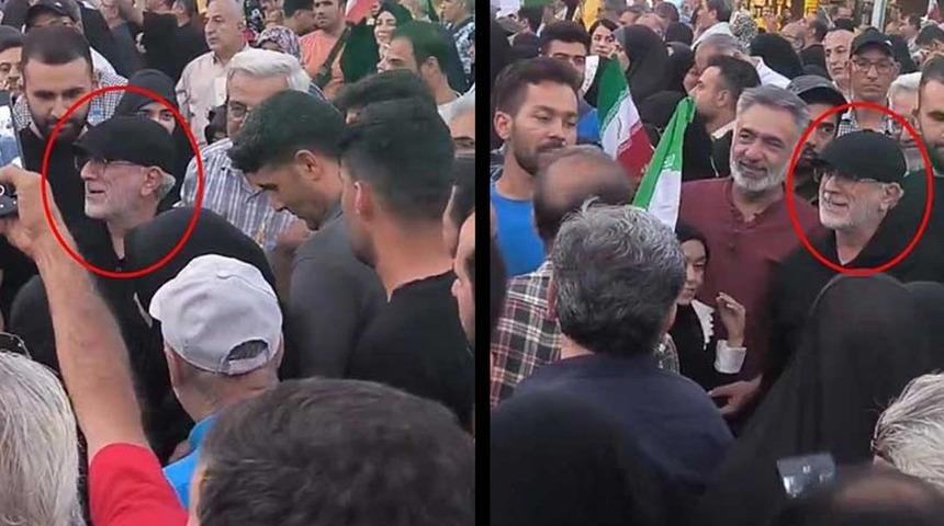 İsrail'in 'öldü' dediği komutan, 12 gün sonra görüldü! Tahran'daki kutlamalara katıldı