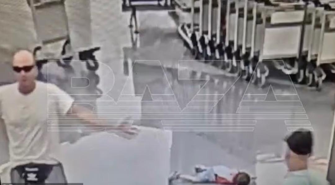 Havalimanında 18 aylık bebeği yerden yere vurdu! Komaya girdi! Dehşet anları kamerada... 3