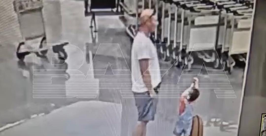 Havalimanında 18 aylık bebeği yerden yere vurdu! Komaya girdi! Dehşet anları kamerada... 1