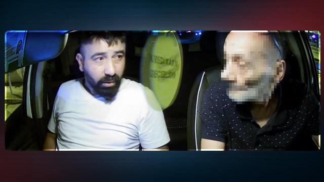 Ne film sahnesi ne de oyun! Taksicinin gerilim dolu gecesi kamerada