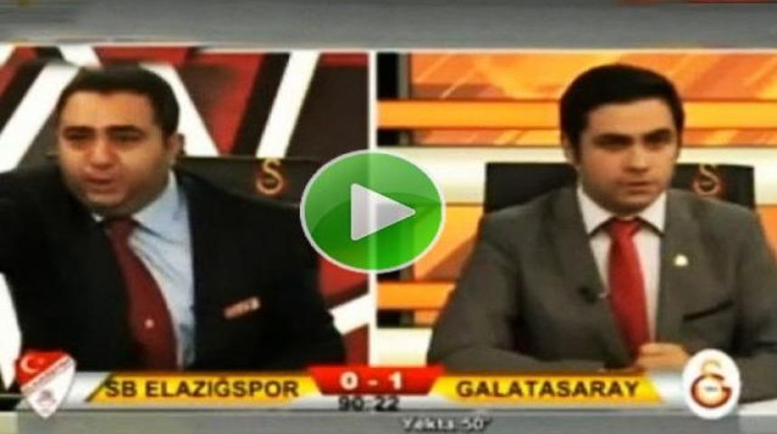 Melo kurtardı, spiker &ccedil;ıldırdı..!