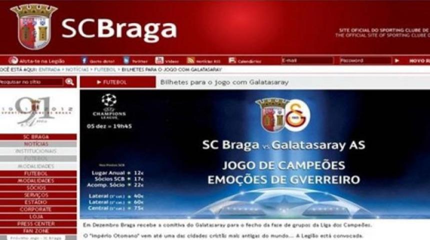 Braga'dan G.Saray'a Osmanlı taktiği!