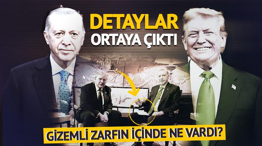 Gizemli mektubun içindeki ortaya çıktı! Erdoğan'nın dizinde...