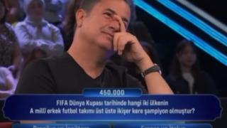 Acun Ilıcalı katıldığı yarışma programında futbol bilgisiyle şov yaptı! 1930'dan bu yana tüm şampiyonları ezbere saydı