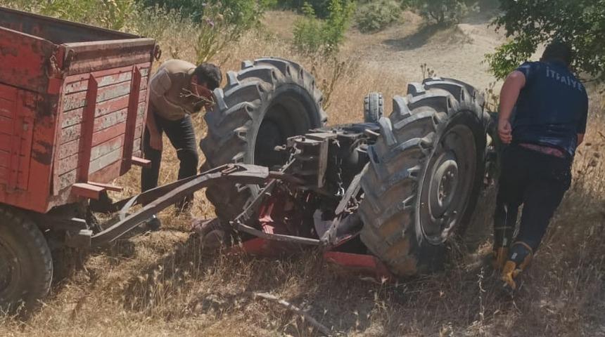 Edirne'de feci olay! Traktör devrildi, sürücü hayatını kaybetti
