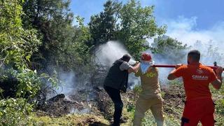Köyceğiz’de orman yangını ekiplerin hızlı müdahalesiyle kontrol altına alındı