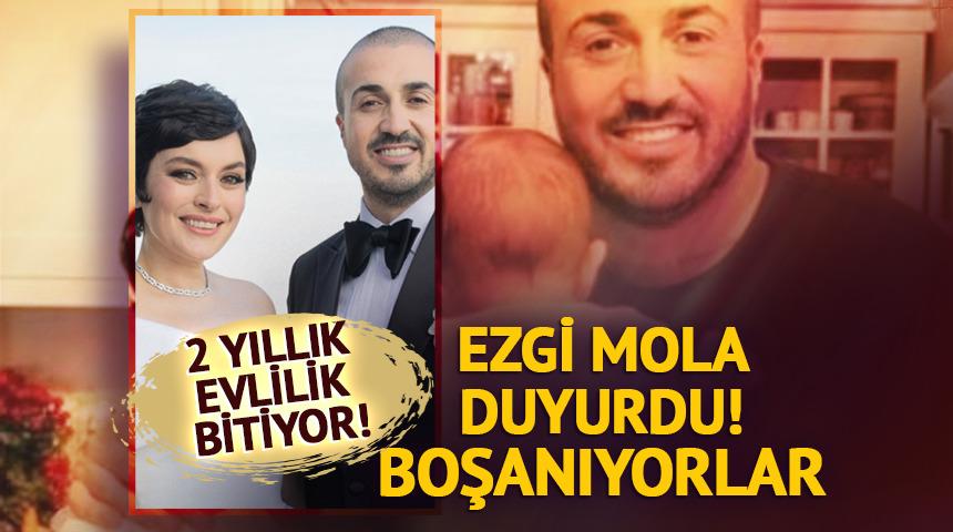 2 yıllık evlilik bitiyor! Ezgi Mola duyurdu: Boşanıyorlar...