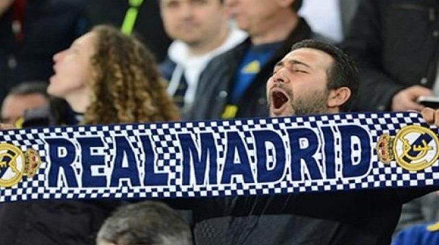 Kadık&ouml;y'de Real Madrid atkısı!