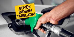 Dev indirim geldi, yeni fiyatlar akaryakıt tabelasında!