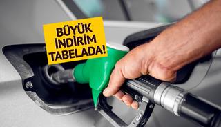 Dev indirim geldi, yeni fiyatlar akaryakıt tabelasında!