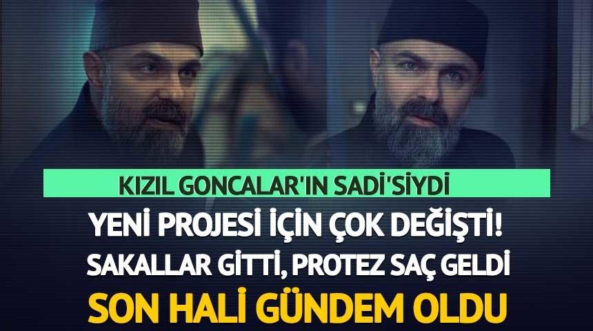 Yeni projesi için imaj tazeledi! Görenler çok şaşırdı! Sakallar gitti, protez saç geldi 