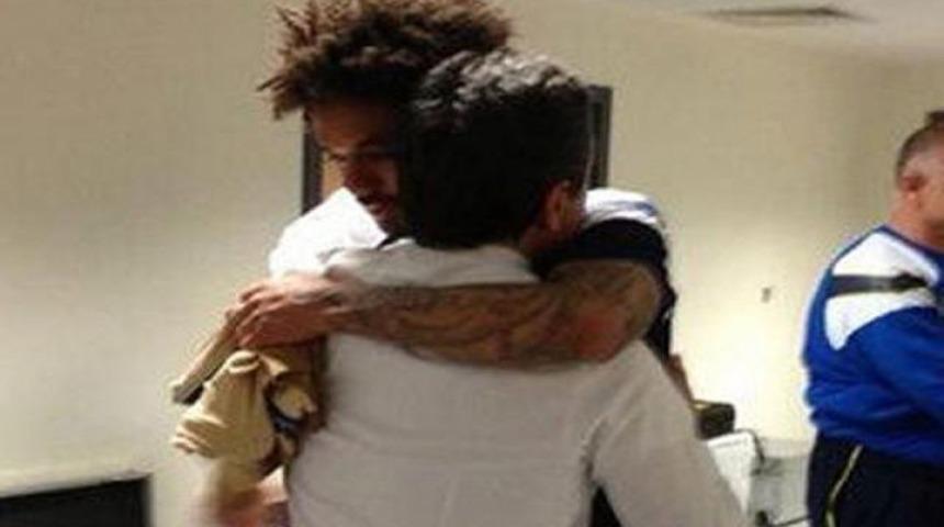 İşte zafer sonrası soyunma odası