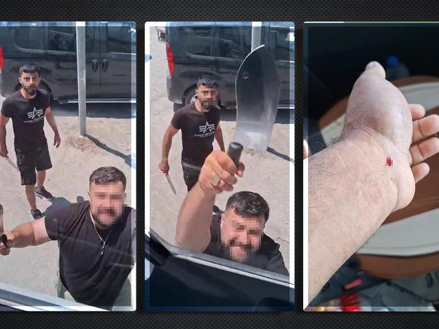 Yer: Hatay! Yol verme kavgasında satırla saldırdı