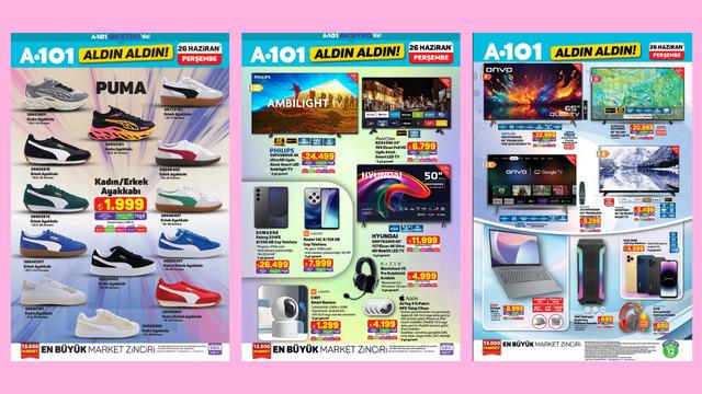 A101'e PUMA spor ayakkabılar geliyor! İşte 26 Haziran 2025 A101 Aldın Aldın Kataloğu