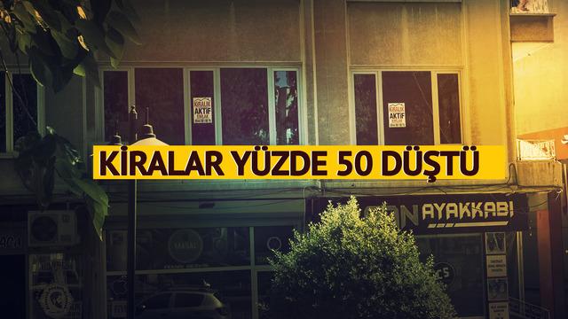 Kiralar yarı yarıya düştü! Geçen sene 15 bin lira olan yer şu anda 7 bin lira