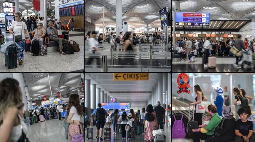 İstanbul'daki havalimanlarında 5 aydaki yolcu sayısı 50 milyona yaklaştı