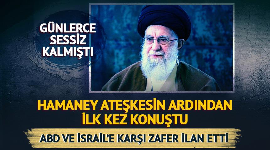 İran dini lideri Hamaney'den ateşkes sonrası ilk açıklama