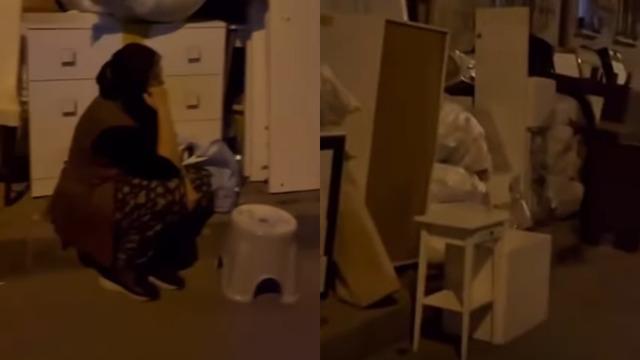 Yaşlı kadın gece yarısı evinden kovuldu! Nedeni ise pes dedirtti! 