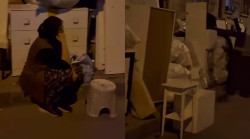 Yaşlı kadın gece yarısı evinden kovuldu! Nedeni ise pes dedirtti! 