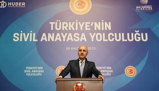 TBMM Başkanı Kurtulmuş, "Türkiye'nin Sivil Anayasa Yolculuğu Projesi" kapanış programında konuştu