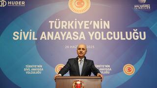 TBMM Başkanı Kurtulmuş, Türkiye'nin Sivil Anayasa Yolculuğu Projesi kapanış programında konuştu