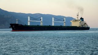 Tekirdağ'da karaya oturan gemide inceleme yapıldı