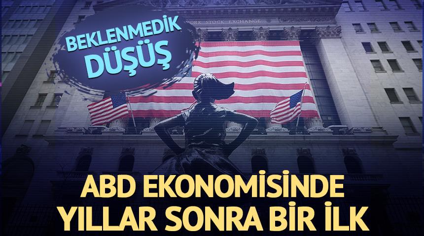 ABD ekonomisinde 3 yıl sonra bir ilk! 2025'in ilk çeyreğinde yüzde 0,5 küçüldü