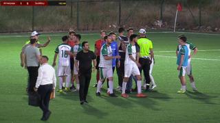 Afyon'da olaylı maç! Son saniyede atılan gol geçersiz olunca saha karıştı!