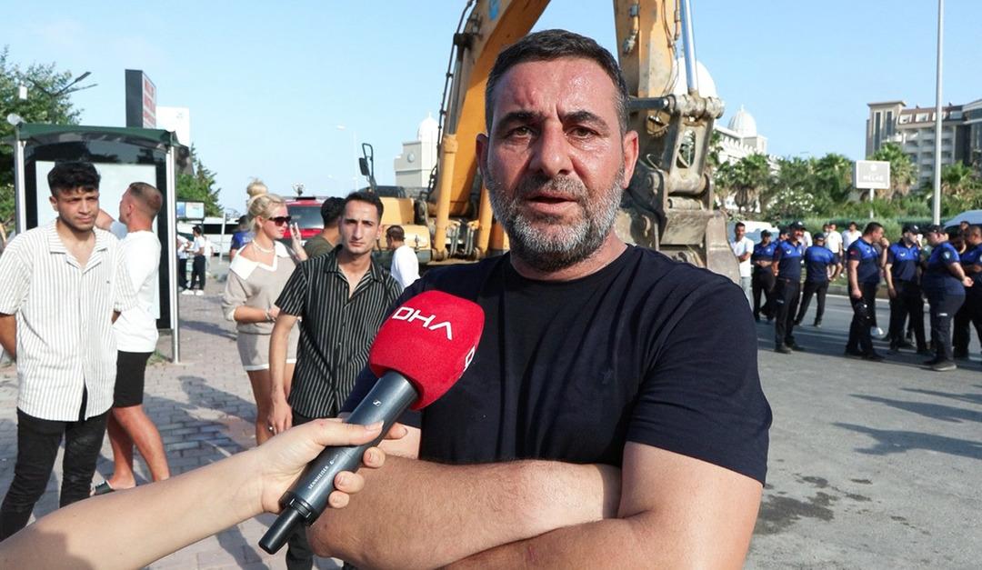 1200xauto Kendilerini iş makinelerinin önüne atıp, yakmaya çalıştılar! "200 milyon TL zararım var"