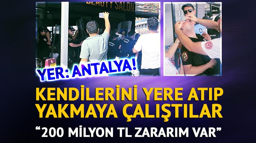 Kendilerini yakmaya çalıştılar! "200 milyon TL zararım var"