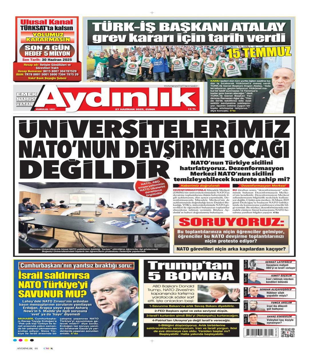 Aydınlık Gazetesi
