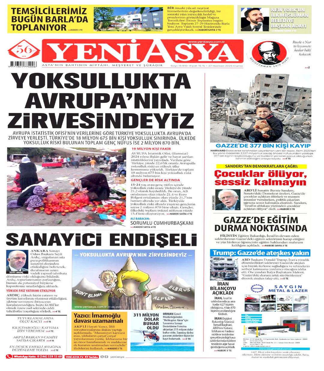Yeni Asya Gazetesi