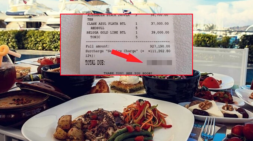Buna yürek dayanmaz! Bodrum'daki restoran fişi ortalığı karıştırdı! Milyonluk hesap tartışma yarattı! 