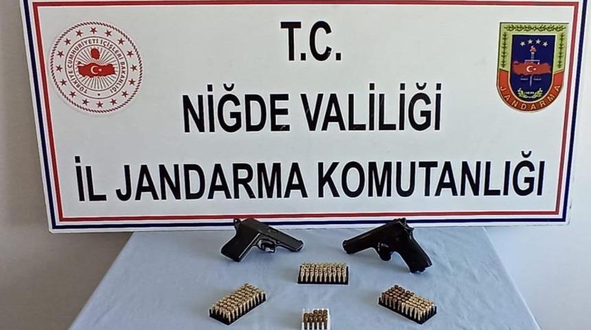 Niğde’de ruhsatsız silah operasyonu: 1 gözaltı