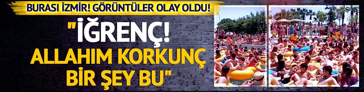 Burası İzmir! görüntüler olay oldu! "İğrenç! korkunç bir şey bu"