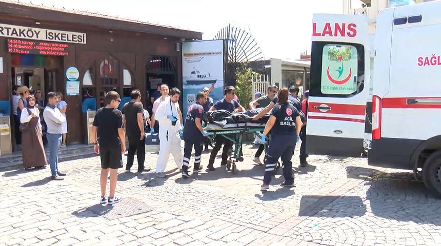 15 Temmuz Şehitler Köprüsü'nde korkunç olay! Köprüden denize atladı