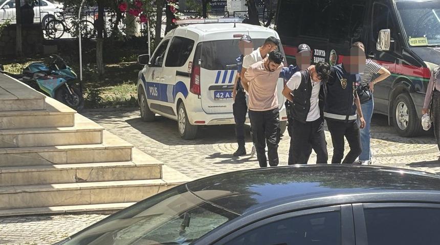 Konya'da uyuşturucu operasyonu! Yakalanan 3 şüpheli tutuklandı