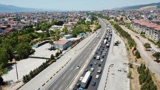 Anadolu Otoyolu'nun Kocaeli kesimindeki kaza ulaşımı aksattı