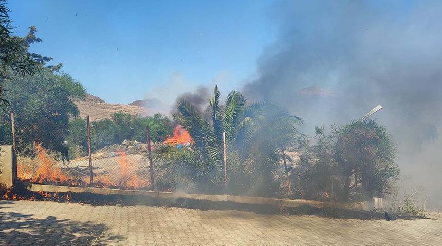 Bodrum'da yangın! Kontrol altına alındı