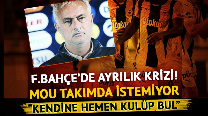 Mourinho takımda görmek istemiyor! 'Kendine hemen kulüp bul'
