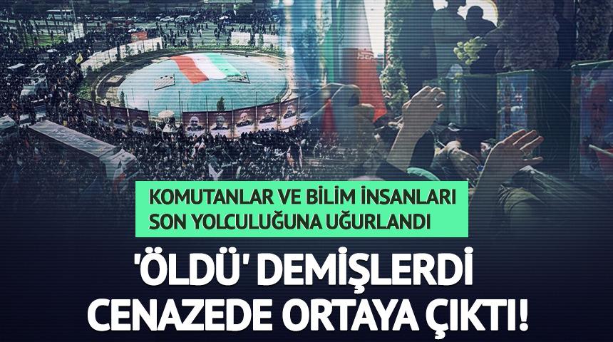 İsrail'in saldırılarında ölen İranlı yetkililer ve bilim insanları için toplu cenaze töreni
