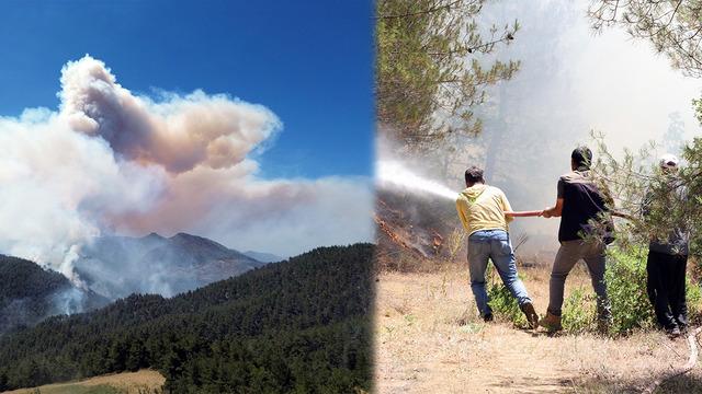 Sakarya'daki yangın Bilecik'e sıçradı: 7 köy yeri boşaltıldı! Yüzlerce personel müdahale ediyor
