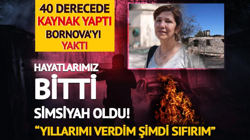 Çatıda kaynak yaptı, Bornova’yı alevler sardı!