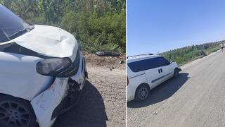 Hafif ticari araçla motosiklet çarpıştı: 2 ölü