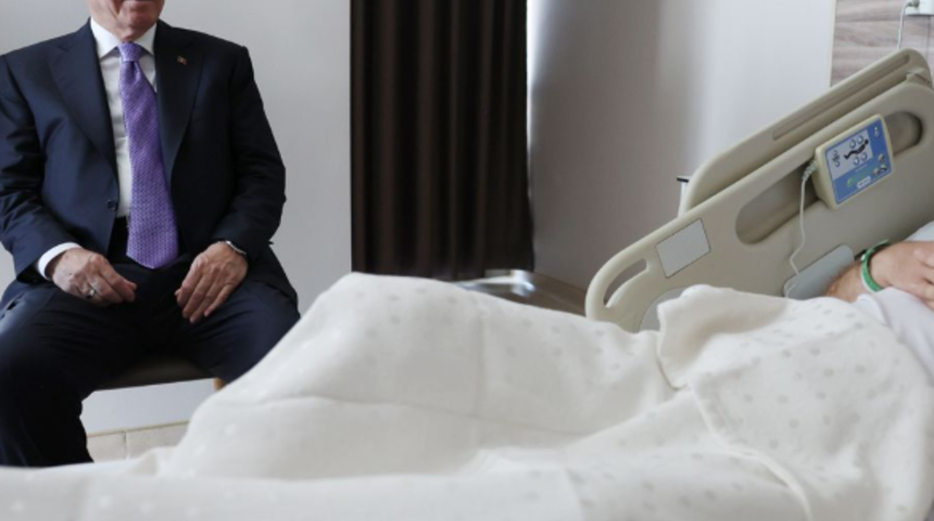 Cumhurbaşkanı Erdoğan'dan hastanede Hasan Basri Yalçın'a ziyaret