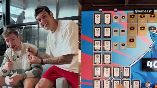 Orkun Işıtmak, MrBeast’in stüdyosuna girdi! Açık duran paralar dikkat çekti! 