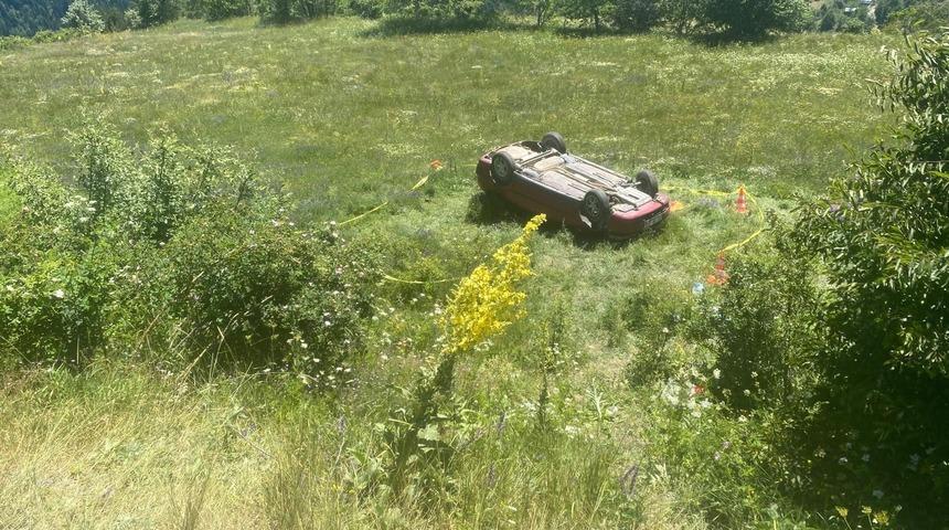 Kastamonu’da otomobil uçuruma yuvarlandı: 1 ölü, 4 yaralı