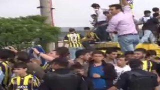 F.Bahçe'ye coşkulu uğurlama
