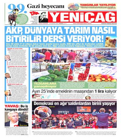 Yeniça
 Gazetesi oku