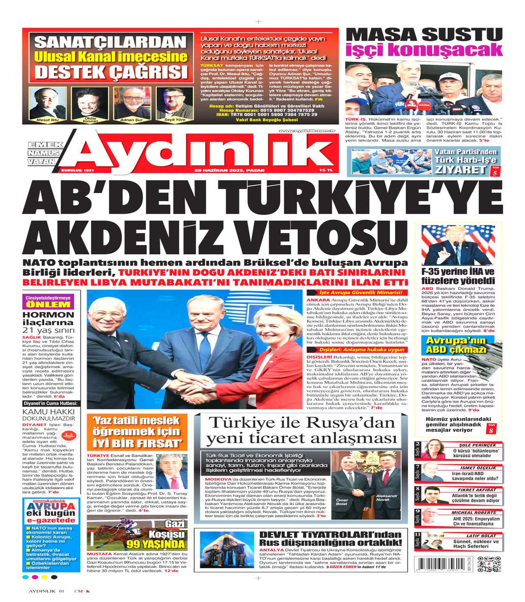 Aydınlık Gazetesi